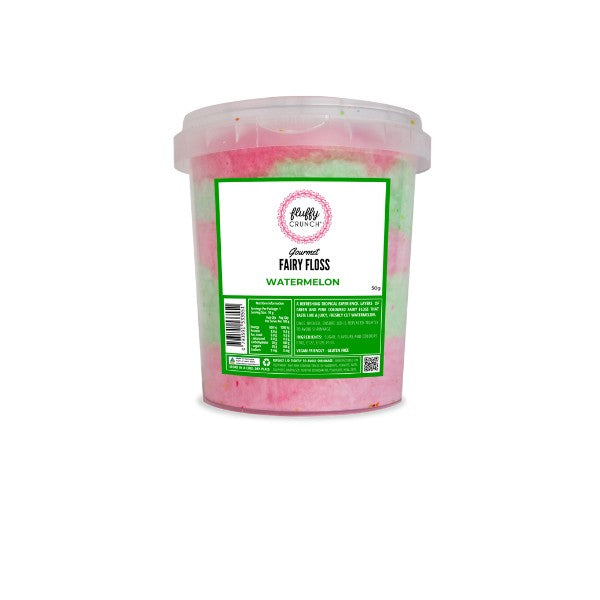 Fluffy Crunch Watermelon Fairy Floss 50g