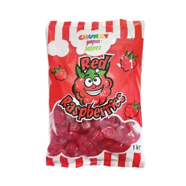 1kg Chunky Funkee Jelleez Red Raspberries