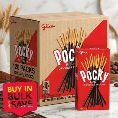BULK 120pk Pocky Biscuit Stick Chocolate 47g