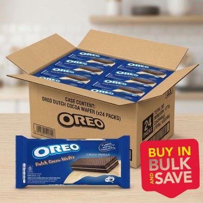 BULK 24pk Oreo Double Vanilla Wafer 117g