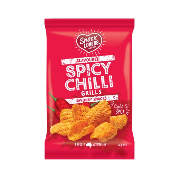 Snack Lovers Spicy Chilli Grills 160g