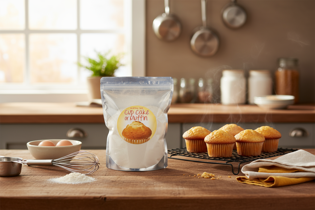 1kg Bakels Gluten Free Vanilla Cupcake/Muffin Mix