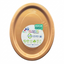 20pk Rose Gold Plastic Reusable Oval Plates 315x245mm
