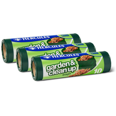 10pk Garden Clean Up Bags 90L