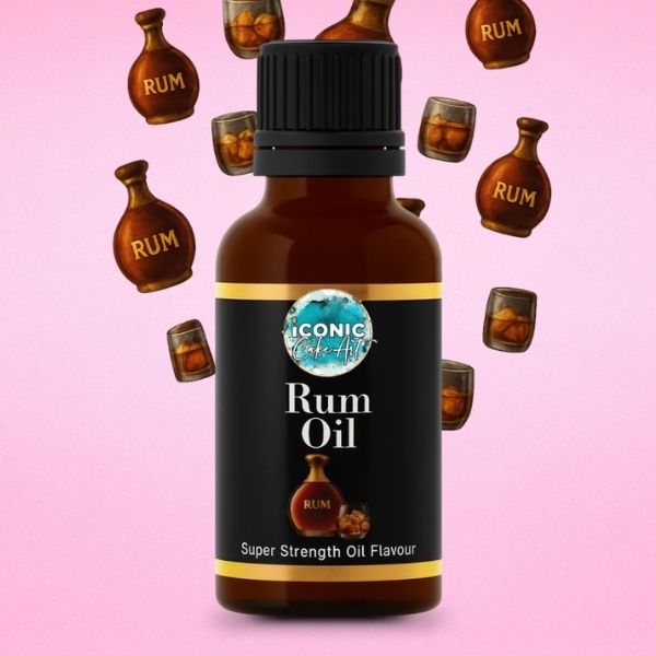 Iconic Cake Art Rum Flavour Oil 30ml