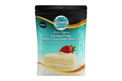 1kg Iconic Cake Art  Gluten Free White Mud Cake Mix