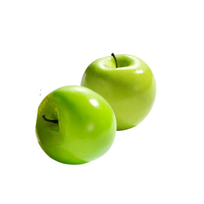 2pk Artificial Green Apple Fruit
