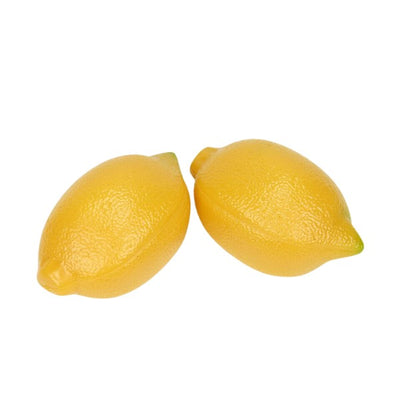 2pk Artificial Lemon Fruit
