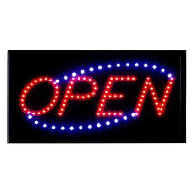Open LED Neon Sign Board 48x25cm