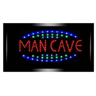 Man Cave LED Neon Sign Board 48x25cm