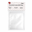 100pk Food Grade BOPP Peel & Seal Cookie Bags 100x150mm 35um