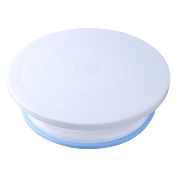 White Plastic Cake Decorating Turntable 280x70mm