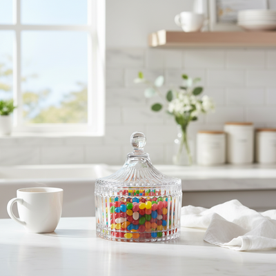 Glass Candy Bowl 10.5x12.5cm