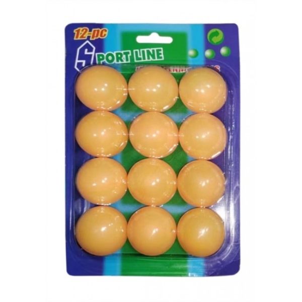 12pk Table Tennis Balls Assorted Color