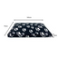 Large Black Polar Fleece Rectangular Pet Mat 105x70x8cm