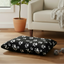 Medium Black Polar Fleece Rectangular Pet Mat 90x60x8cm