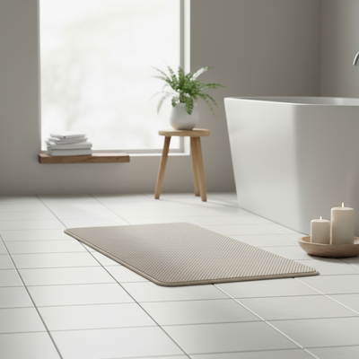 PVC Bathtub Non-Slip Mat with suction cup 43x91.5cm