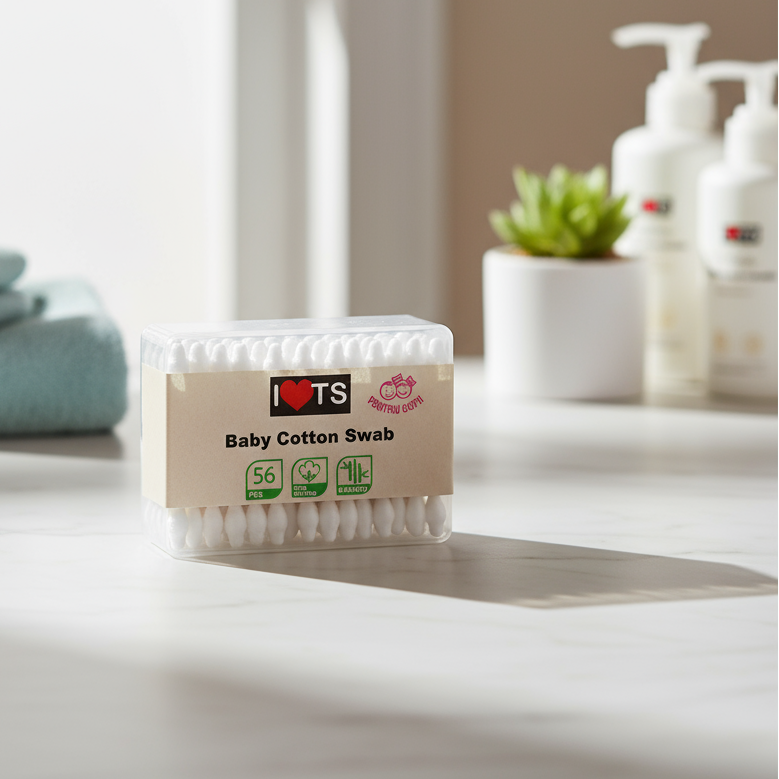 56pk Child Safe Cotton Swab