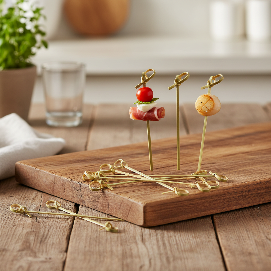 Knotted Skewers 15cm 50pk