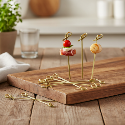 Knotted Skewers 15cm 50pk