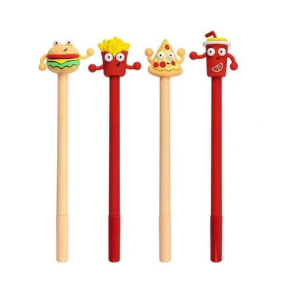 Cute Fast Food Cartoon Pens