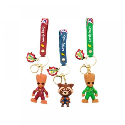 Assorted Guardians of the Galaxy Keyring 6cm