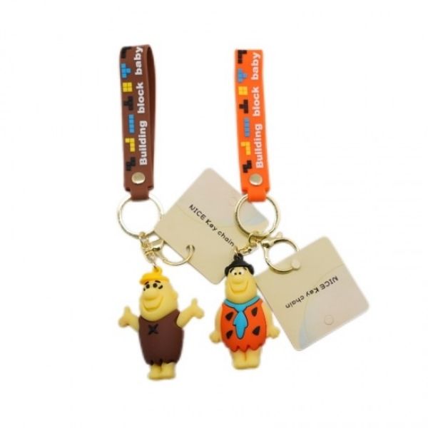 Assorted Flintstones Keyring 6cm