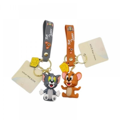 Assorted Tom & Jerry Keyring 6cm