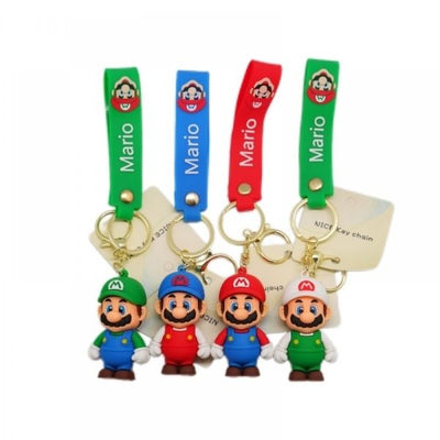 Assorted Super Mario Keyring 6cm