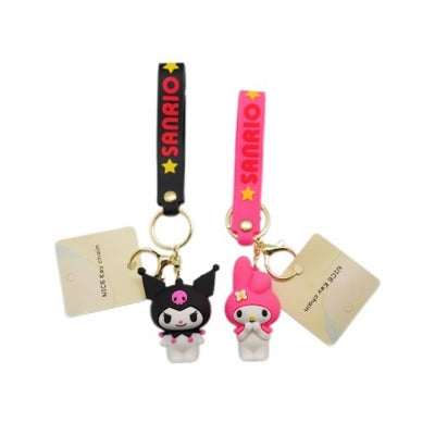 Assorted Kuromi & Melody Keyring 6cm