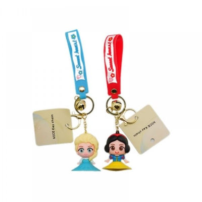 Assorted Elsa and Snow White Keyring 6cm