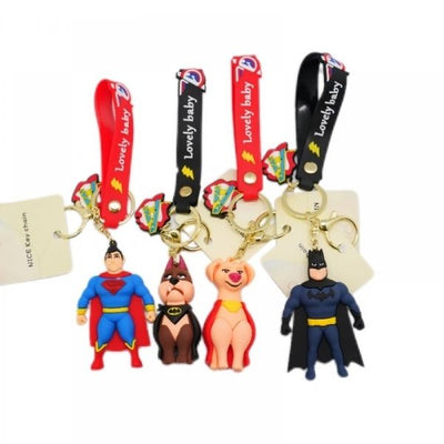 Assorted Super heroes Keyring 6cm