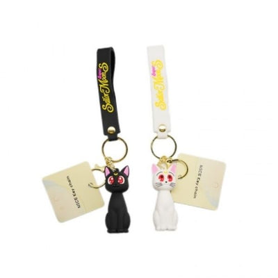 Assorted Cats Keyring 6cm