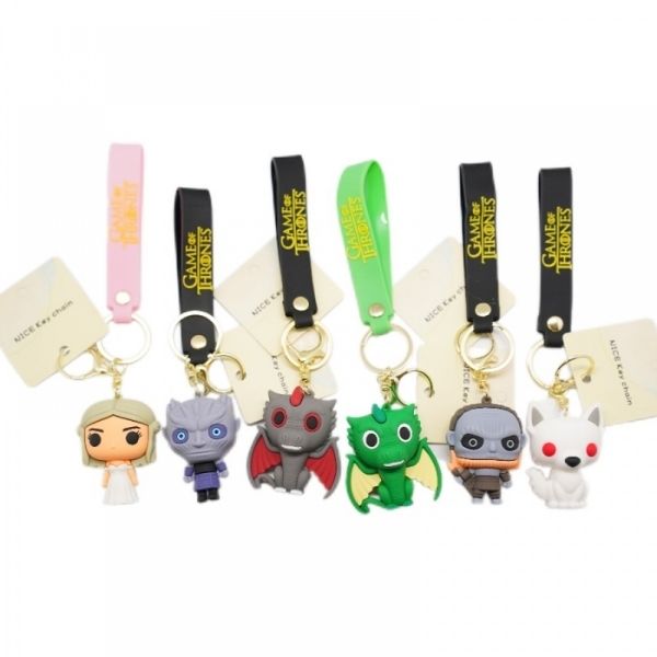 Assorted Game of Thrones Keyring 6cm