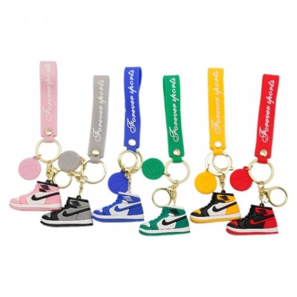 Assorted Sneakers Keyring 6cm