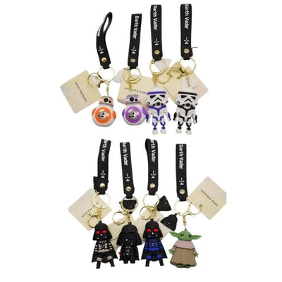 Assorted Star Wars Assorted Character Keyring 6cm