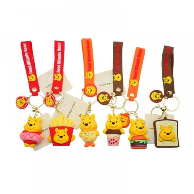 Assorted Winnie the Pooh Keyring 6cm