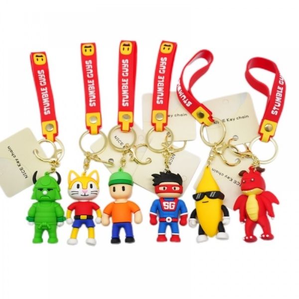 Assorted Stumbleguys Keyring 6cm