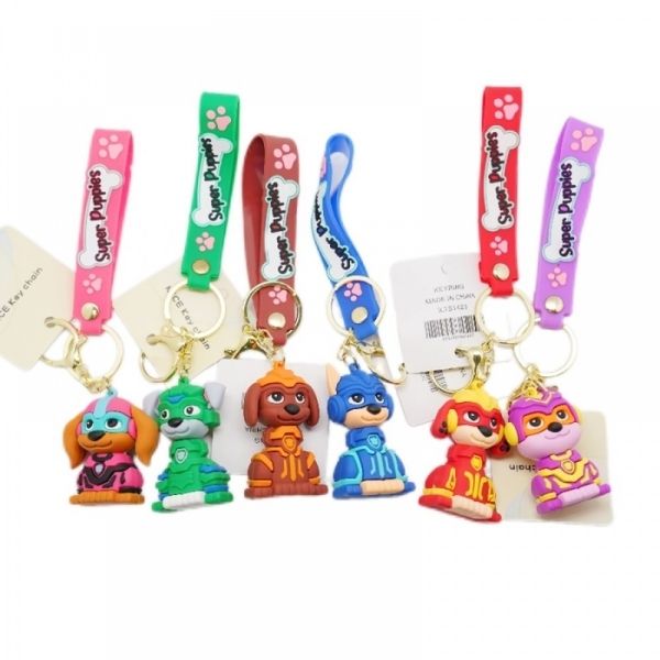 Assorted Paw Patrol Keyring 6cm