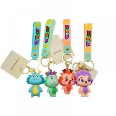 Assorted Dragon Keyring 6cm