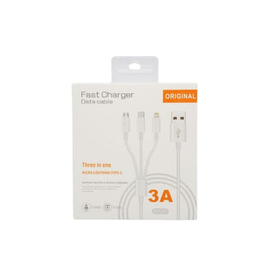 Phone Cable - 3 in 1 (Micro, Lightning, Type-C)