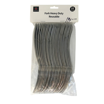 Fork Heavy Duty Reusable 24pcs