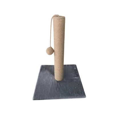 Purrfect 1 Tier Cat Scratching Pole 30x30x42cm (Grey or Brown)