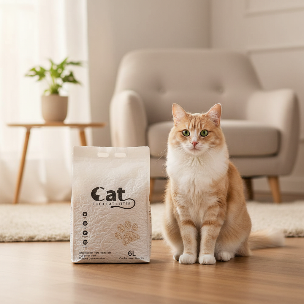 Degradable Tofu Cat Litter 6L