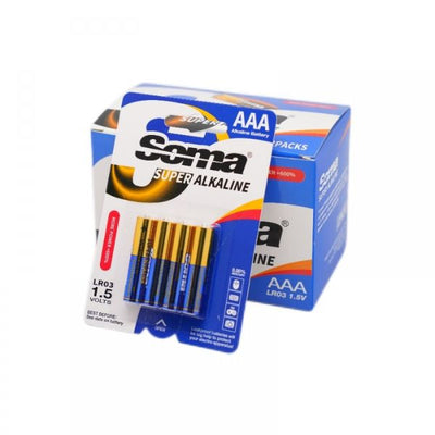 4pk Soma Super Alkaline AAA Battery 1.5V