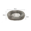 Small Grey Corduroy Dog Bed With Fleece 43x56x14cm