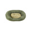 Medium Olive Green Corduroy Dog Bed With Fleece 51x68.5x15cm