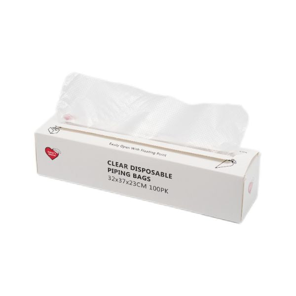 100pk 14in Clear Disposable Piping Bags