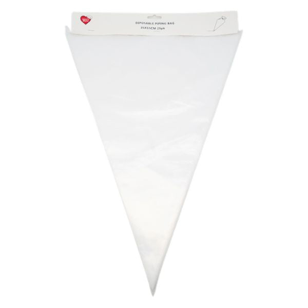 50pk 22in Clear Disposable Piping Bags