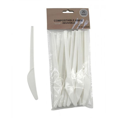 960pk BULK of Compostable Knife 16.5cm